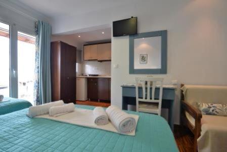 Apartmán Garbis Μπακάλης Θεοχάρης Leptokaria Exteriér fotografie